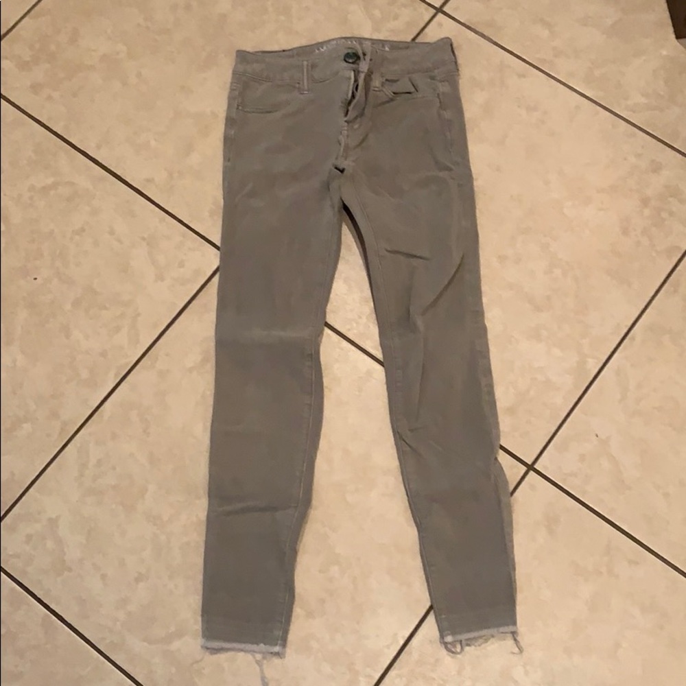 American Eagle Gray Jeans